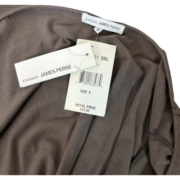 Standard JAMES PERSE Scoop Neck T Shirt Long Sleeve w/ Tag - Picture 2 of 4